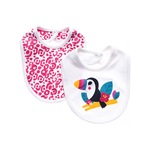 Baby Me Bebek Eğlenceli Baskılı Papağan Desenli Önlük 2 Adet Bae-mk160820 BAE-MK160820