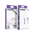 Lightning To Usb Mini Kablo 3.4a Hızlı Şarj Ve Data Kablosu 30cm