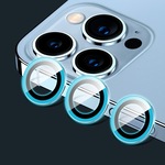 Binano Iphone 13 Pro/13 Pro Max Fosforlu Mavi Kamera Koruyucu