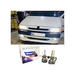 Fiat Tempra Led Xenon Uzun + Kısa Far Ampulü H4 Mono Yeni Seri Beyaz