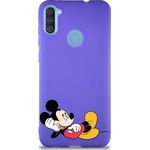 Printify Samsung Galaxy M11 Soft Premier Kapak Mickey Mouse-f Tasarımlı Silikon Kılıf