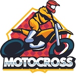 Motocross Motorcu Motosiklet Cross Motor Sticker 01852