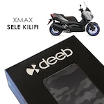 Deeb Yamaha Xmax Kamuflaj Sele Kılıfı Siyah Kamuflaj