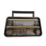 Ulvila CM-1955 USB Çalar Saatli FM - BT Nostaljik Radyo
