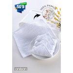 50'li Mini Havlu - 26x26 Cm, %100 Pamuk, Bebek Ve Çocuklar İçin, Yüz Havlusu Olarak Kullanıma Uygun Beyaz