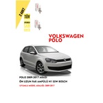 Polo 2009-2017 Arası Ön Uzun Far Ampülü 2 Adet Sarı Renk