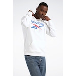 Reebok Rı Ft Big Logo Oth Hood Gri Erkek Sweatshirt 000000000101965469 Gri-k Mor Gri - Mor