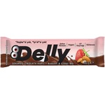 Delly Şeker İlavesiz Çikolata Kaplı Bademli & Çilekli Bar 12 x 40 G