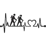 Yürüyüş Kalp Ritmi Sticker 01017