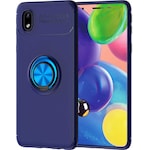 Samsung Galaxy A01 Core Kılıf Yüzüklü Kamera Korumalı Range Ring Silikon Kılıf