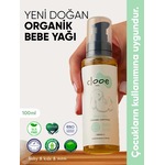 Clooe Organik Bebek Yağı 100 ML Zeytinyağı - Badem Yağı - Jojoba Yağı - Yenidoğan Kullanımına Uygun