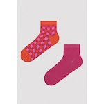 Penti Renkli Dama 2li Soket Çorap