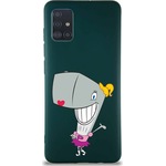 Printify Samsung Galaxy M31s Soft Premier Kapak Pearl Yengeç Tasarımlı Silikon Kılıf