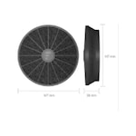 Beko Uyumlu Adv 5100 I,Cwb6430 Davlumbaz Karbon Filtresi - 464479893