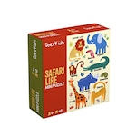 DoerKids Safari Vahşi Hayvanlar Mini Puzzle 40 Parça 4 Yaş