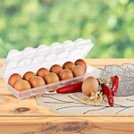 12li Şeffaf Kapaklı Kilitli Yumurta Saklama Kabı Kutusu