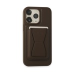 Hdd İphone Uyumlu 14 Pro Max Kılıf Hd Deri Luxury Magnet Kartvizitli Kap