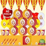 Galatasaray Cimbom Doğum Günü Parti Malzemeleri Seti 40 Kişilik