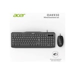 Acer OAK-930 Kablolu Q Klavye Optik Mouse Set