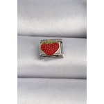 Gümüş Renk Çilek İşlemeli Nomination Charm - Ebj241109w28996