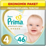 Prima Premium Care Bebek Bezi Ekonomik Paket 46 Adet