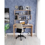 Kitaplıklı Çalışma Masası, Çalışma Masası, Çocuk Çalışma Masası, Bilgisayar Masası, Ofis Masası ,beyaz Masa-34 Atlantik Çam
