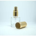 Boş Parfüm Şişesi 7 ML 5 Adet Sarı Metal Sprey ve Kapak Boş