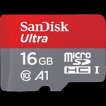 Sandisk 16 GB SDHC 80 MB Class 10 Micro SD Kart