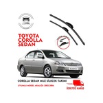 Toyota Corolla Uyumlu Silecek Seti Araca Özel  Aparat (2002-2006)
