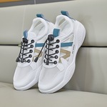Kadın Yeni File Sneaker Ayakkabı - Mavi