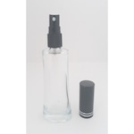 Boş Parfüm Şişesi 50 Ml 10 Adet Siyah Kapak Plastik Valf Siyah Eyfel Boş Şişe