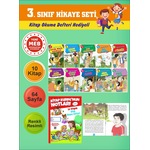 3.sınıflar İçin Okumayı Sevdiren 10 Lu Hikaye Seti 12 Kitap Okuma Defteri Hediyeli