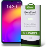 Meizu Note 9 ile Uyumlu Temperli Ekran Koruyucu Kırılmaz Cam Ekonomik 5'li Paket