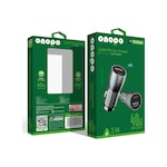 Onopo 3.4a Çift Usb + Type Çıkışlı Metal Hızlı Araç Şarjı 40w -a9