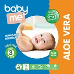Baby Me Aloe Vera Bebek Bezi 3 Numara Midi 50 Adet