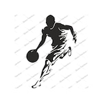 Basketbol Basketbolcu Oto Araba Cam Kaput Sticker 01619