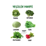 Tohum Paketi Marul, Ispanak , Lahana , Tere , Maydanoz , Turp
