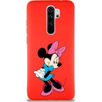 Printify Xiaomi Redmi Note 8 Pro Soft Premier Kapak Minnie Mouse-f Tasarımlı Silikon Kılıf