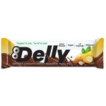 Delly Şeker İlavesiz Çikolata Kaplı Bademli & Muzlu Bar 12 x 40 G