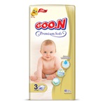 Goon Premium Soft Bebek Bezi 3 Numara 40 Adet