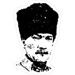 Şeffaf Mustafa Kemal Atatürk Büyük Türk Başbuğ Sticker 00276