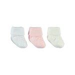 Civilim Civil Baby Kız Bebek 3'Lü Çorap Set 0-6 Ay Pembe (513853693)