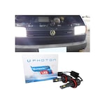 Vw Transporter T4 Led Xenon Uzun + Kısa Far Ampulü H4 Ultimate 9500 Lumens Yeni Seri Beyaz