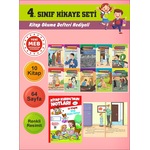 4.sınıflar İçin Okumayı Sevdiren 10 Lu Hikaye Seti 2 Kitap Okuma Defteri Hediyeli
