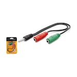 Hadron Hn4708 Mikrofon Kulaklık Ayırıcı Kablo 20Cm
