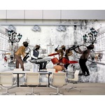 Müzik Temalı Duvar Kağıdı Orkestra