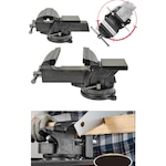 Staxx Power 100mm 4'' Dönerli Taban Özel Alaşım Çelik Mengene