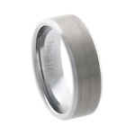 Erkek Tungsten Gümüş Renk Yüzük
