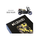 Deeb Yamaha Xmax Kamuflaj Sele Kılıfı Gri Sarı