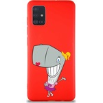 Printify Samsung Galaxy M31s Soft Premier Kapak Pearl Yengeç Tasarımlı Silikon Kılıf